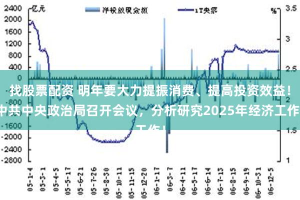 找股票配资 明年要大力提振消费、提高投资效益！中共中央政治局召开会议，分析研究2025年经济工作！