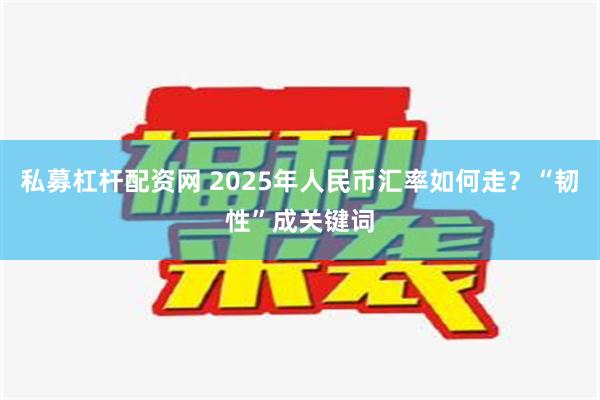 私募杠杆配资网 2025年人民币汇率如何走？“韧性”成关键词